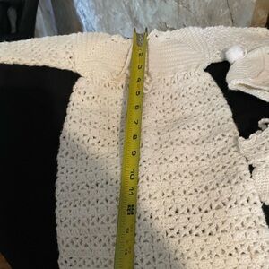 Handmade Crochet Newborn Baby Baptism